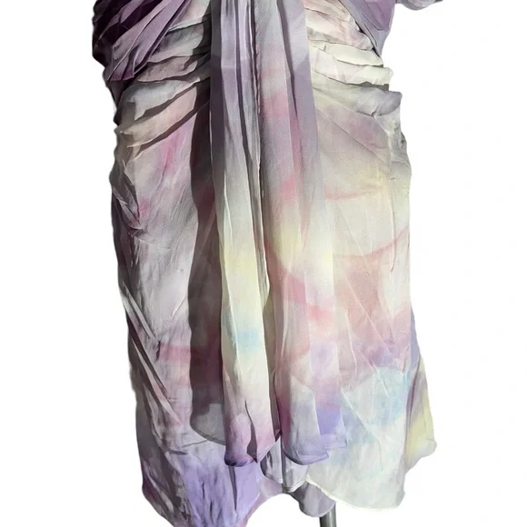 Roberto Cavalli NWT “Abito” lilac silk dress in size 42 (US size 6). Gorgeous - Picture 5 of 15